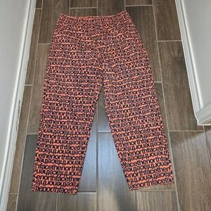 $100 Mens Size L The North Face Ripstop All Over Print Woven UV Baggy Easy Pants